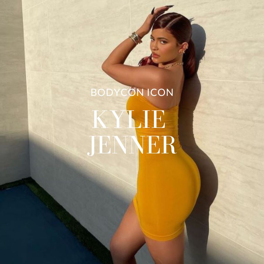 kylie jenner blue bodycon dress Kylie Jenner $40 Dress: Affordable Fashion Inspiration