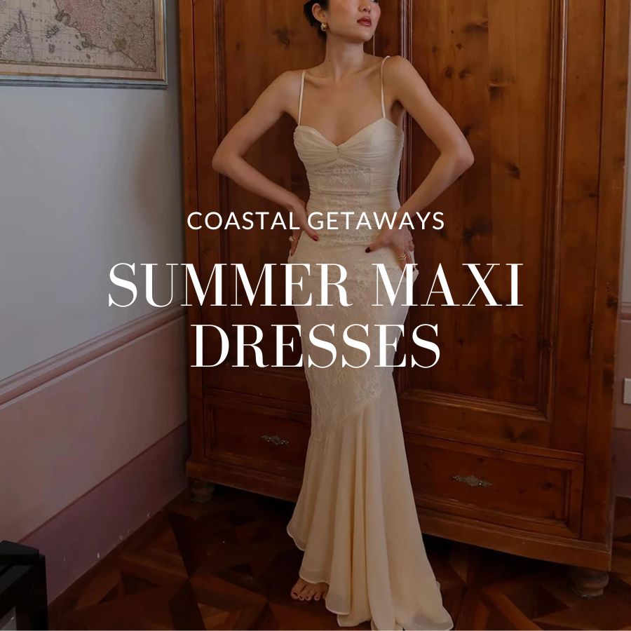 Lace Slim Bodycon Maxi Vacation Dress