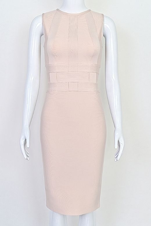 Aurora Bandage Dress - Cream