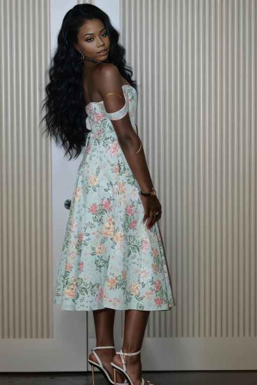 Woman wearing a figure flattering Monique Bodycon Dress - Mint Green BODYCON COLLECTION