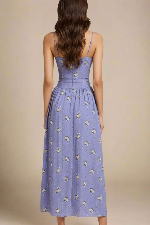 Tasmin Midi Dress - Royal Blue