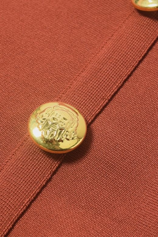 Woman wearing a figure flattering  Jessie Midi Pencil Skirt - Tan Brown BODYCON COLLECTION Pty Ltd