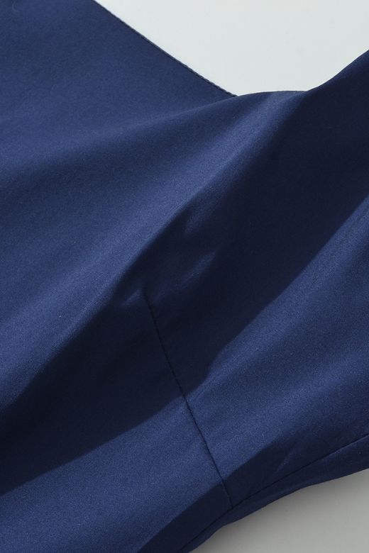 Woman wearing a figure flattering  Layne Bodycon Midi Dress - Navy Blue BODYCON COLLECTION Pty Ltd