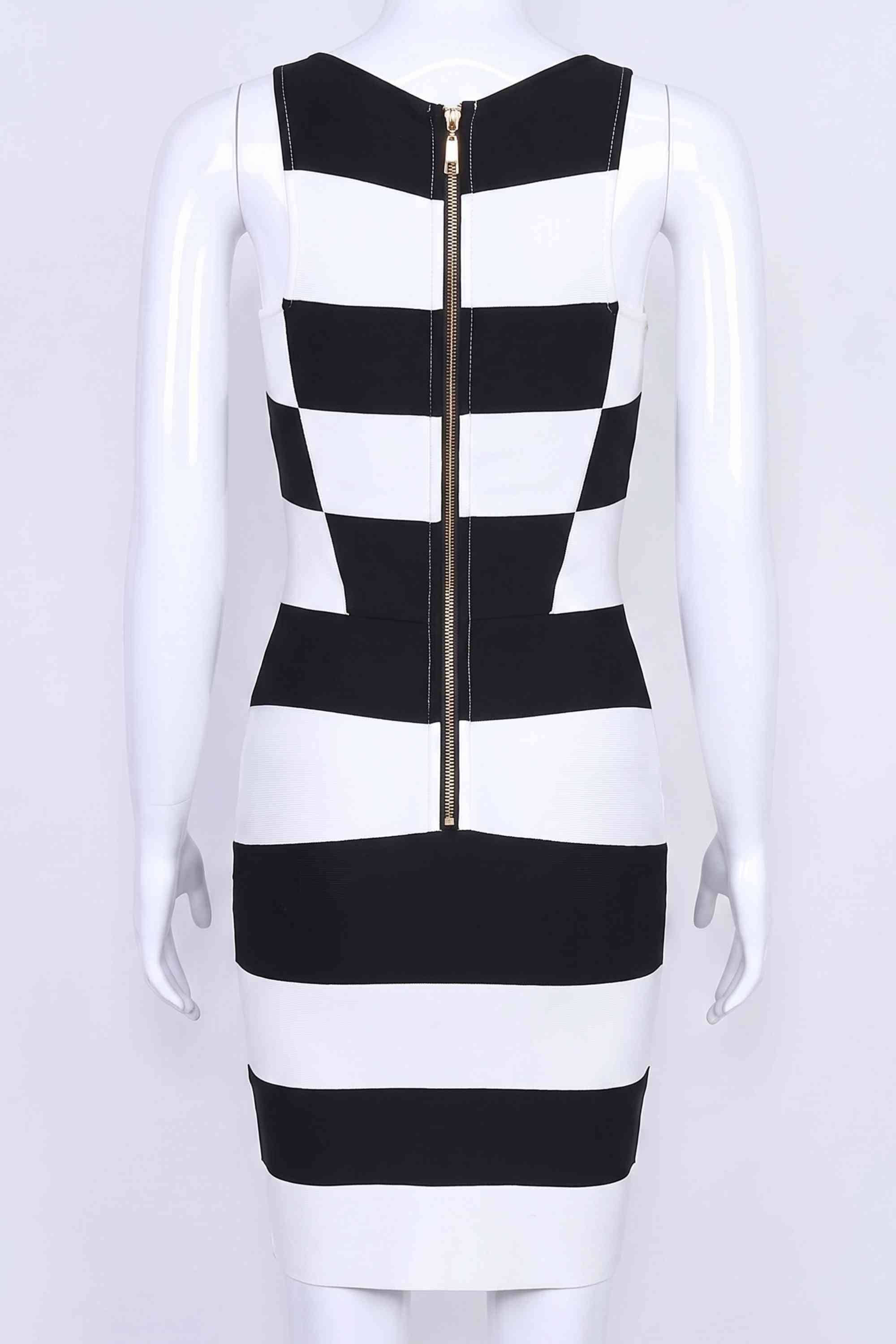 Woman wearing a figure flattering  Veronica Bodycon Mini Dress - Classic Black BODYCON COLLECTION Pty Ltd